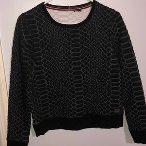 Textured Snake Skin Harley Davidson Sweatshirt